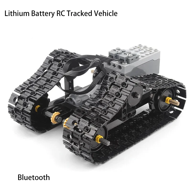 Tank Tracked Vehicle Bluetooth Control With Lithium Battery MOC
