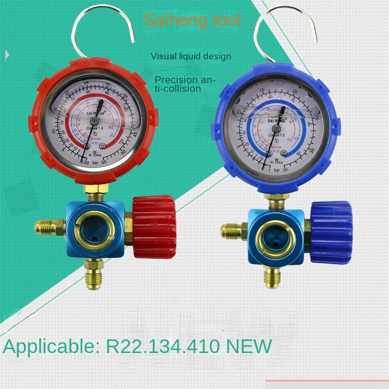 Accessori Per Il Condizionamento Dell'Aria Manometro Del Refrigerante R410 Manometro Dell'Olio Di Riempimento Manometro R22 R134 Manometro Singolo