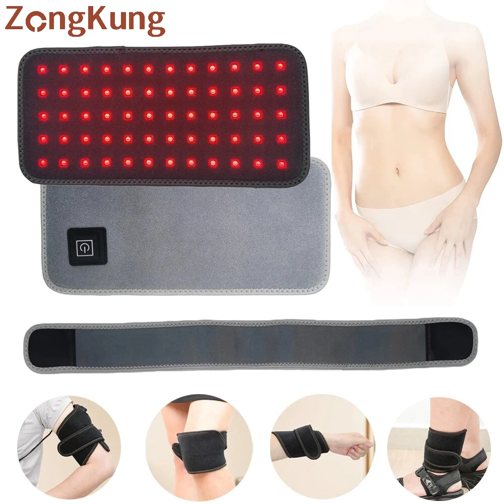 60pcs Red Light pad Infrared Pad For Burning Fat Perspiration Belly Slimming Pain Relief for Neck Waist, Knees, Arms, Wrists