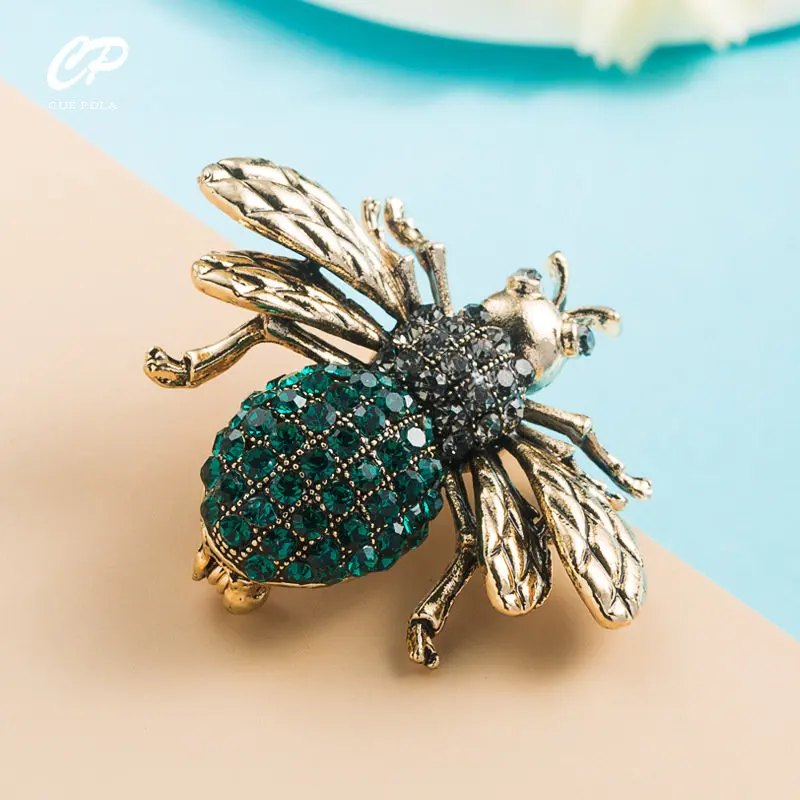 Fashion Bee Brooch Crystal Honey Bee Brooches Crystal Insect