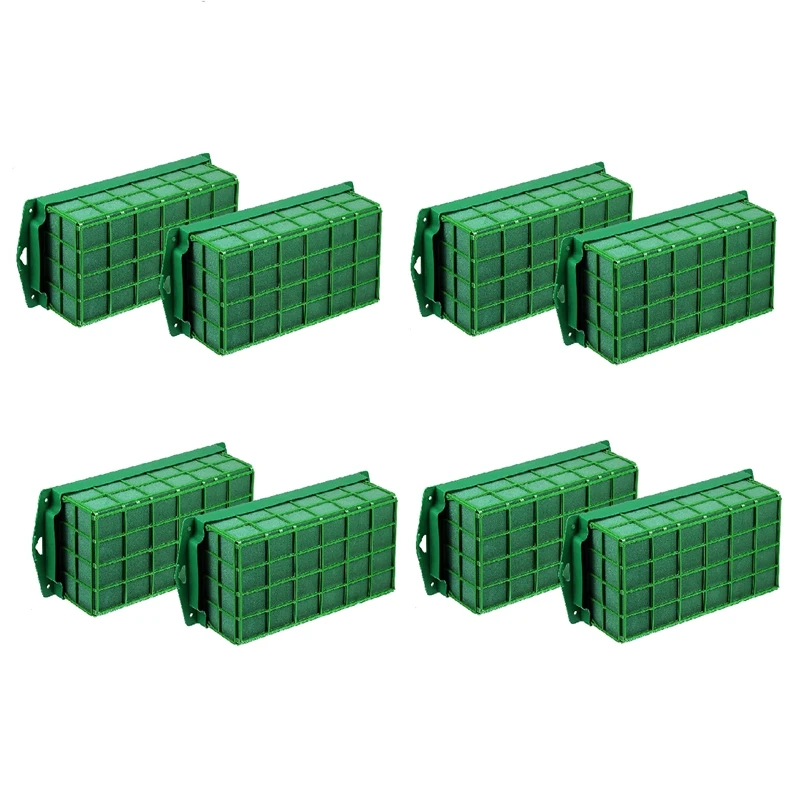 8 Pcs Floral Foam Cage Flower Holder with Floral Foam for Flowers Cage Bowl for Table Centerpiece Floral Arrangement