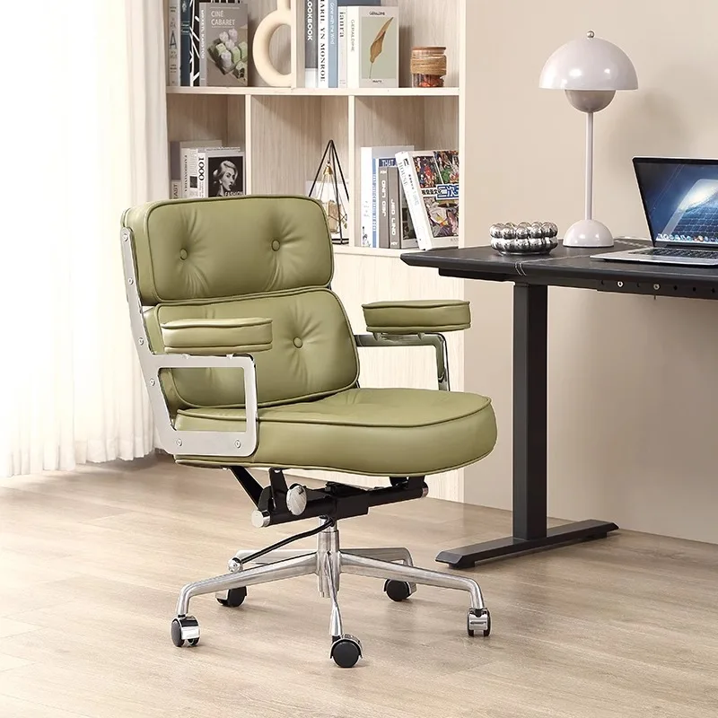 Solid Durable Office Chair Cute Lazy Designer Comfortable Office Chair Executive Cheap Study Ergonomic Metal Muebles Furniture 5