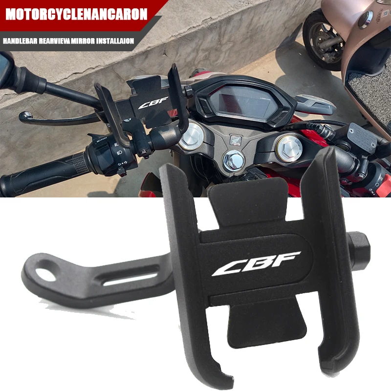 For Honda CBF 600 CBF1000 CBF 125 150 250 500 600 600s SA CBF250 CBF500 CBF125 Handlebar Mobile Phone Holder GPS Stand Bracket