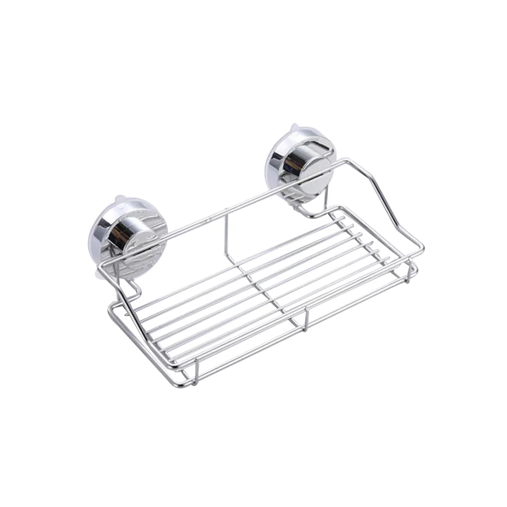 

Vacuum Suction Shower Basket Shelf Soap Holder Bath Organizer for Bathroom Kitchen Room