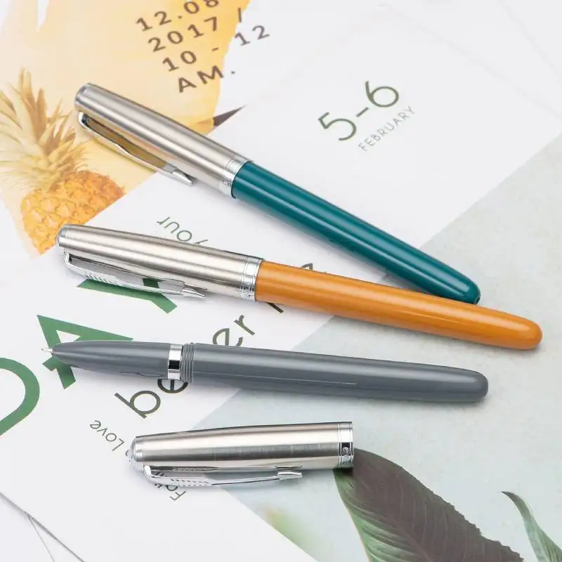 Jinhao 86 Fountain Ink Pen Classic Multi-Color Metal Iridium Tip Smooth Writing Pens High-Value Business Gift School Accessories 3
