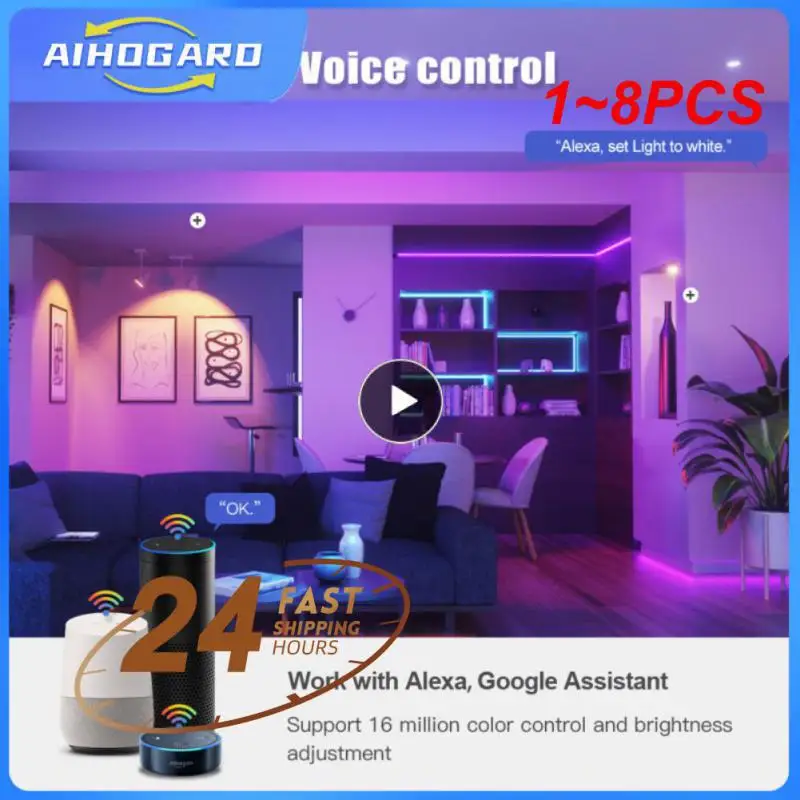 

Умная лампа E27 с Wi-Fi, 15 Вт, 1-8 шт.
