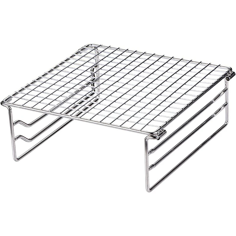 

Folding Grill Grate Camping Grill Mini Outdoor Grill Grid Stainless Steel For Picnic Hiking Camping BBQ