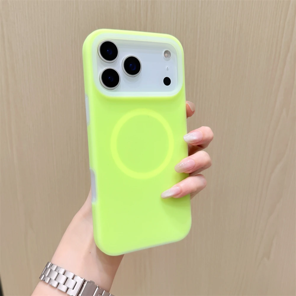 Premium Jelly Liquid Silicone Magnetic Case - Shockproof Matte Soft Cover