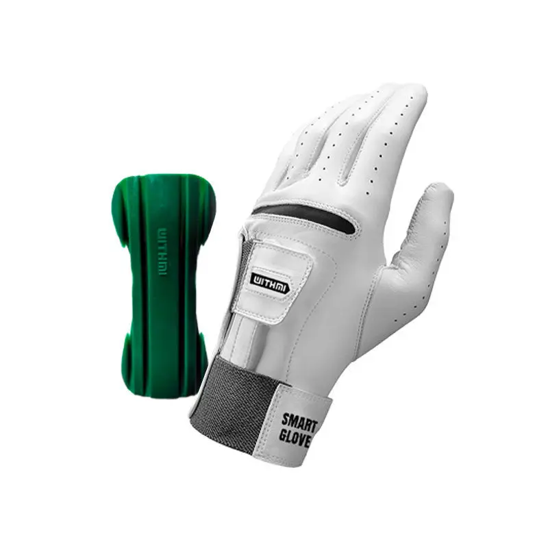 

Golf Gloves Men's Genuine Leather Wear-Resisting Gloves Breathable Non-Slip Correction Grip Posture Swing Practice