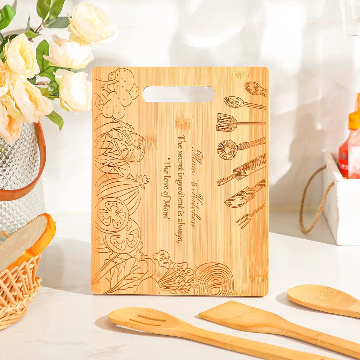 Bamboo Cutting Board for Mom 1 | Bamboo Cutting Board for Mom 3