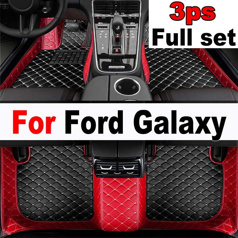 

Car Floor Mats For Ford Galaxy Mk IV 3 2016~2019 7seat Car Interior Parts Waterproof Floor Mat Car Mat Full Set Car Accessories