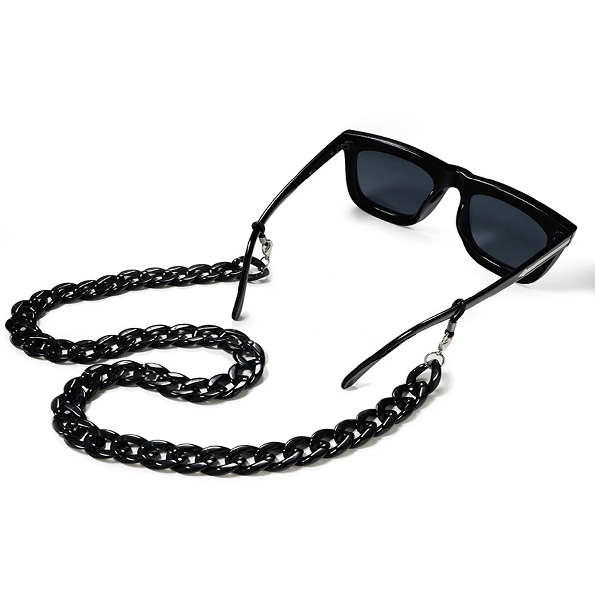 2022 Black Large Chain For Glasses Mask Chain Acrylic Eyeglasses Chain