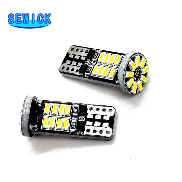 100X T10 W5W Led Canbus 194 501 168 12V Car Clearance Light 4014Chips Led  Reading Dome Interior Light Signal Lamp 6500K - AliExpress