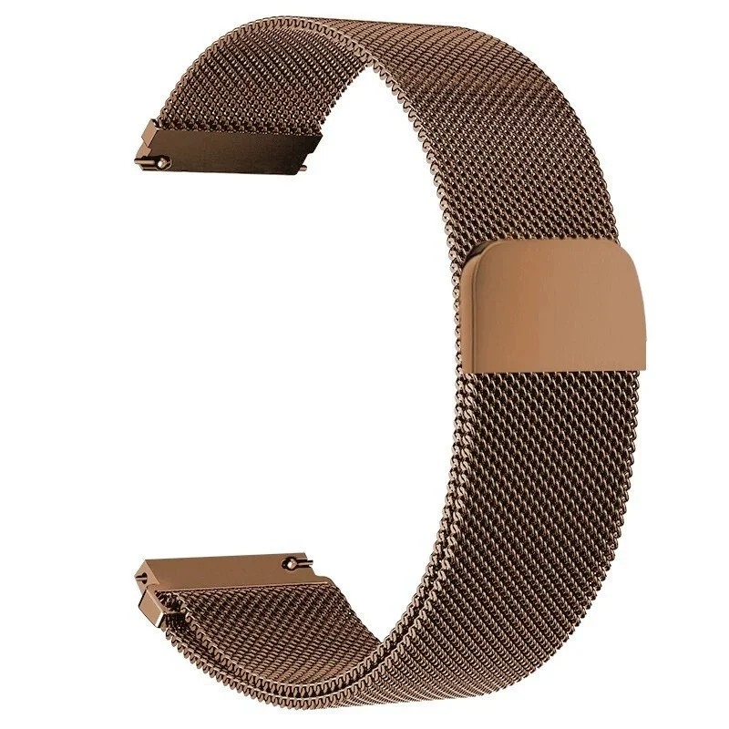 Magnetic Milanese Stainless Steel Watch Strap, Adjustable 18/20/22mm Band