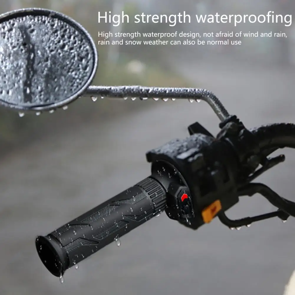 2PcsHeatingHandlebarMotorcycleElectricHeatedHandlebarGrips5