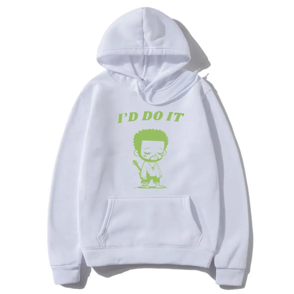 Funny I'd Do It Drake Meme Graphic Hoodie Men Women Hip Hop Rap Style Sweatshirt Men's Vintage Streetwear Male Oversized Hoodies