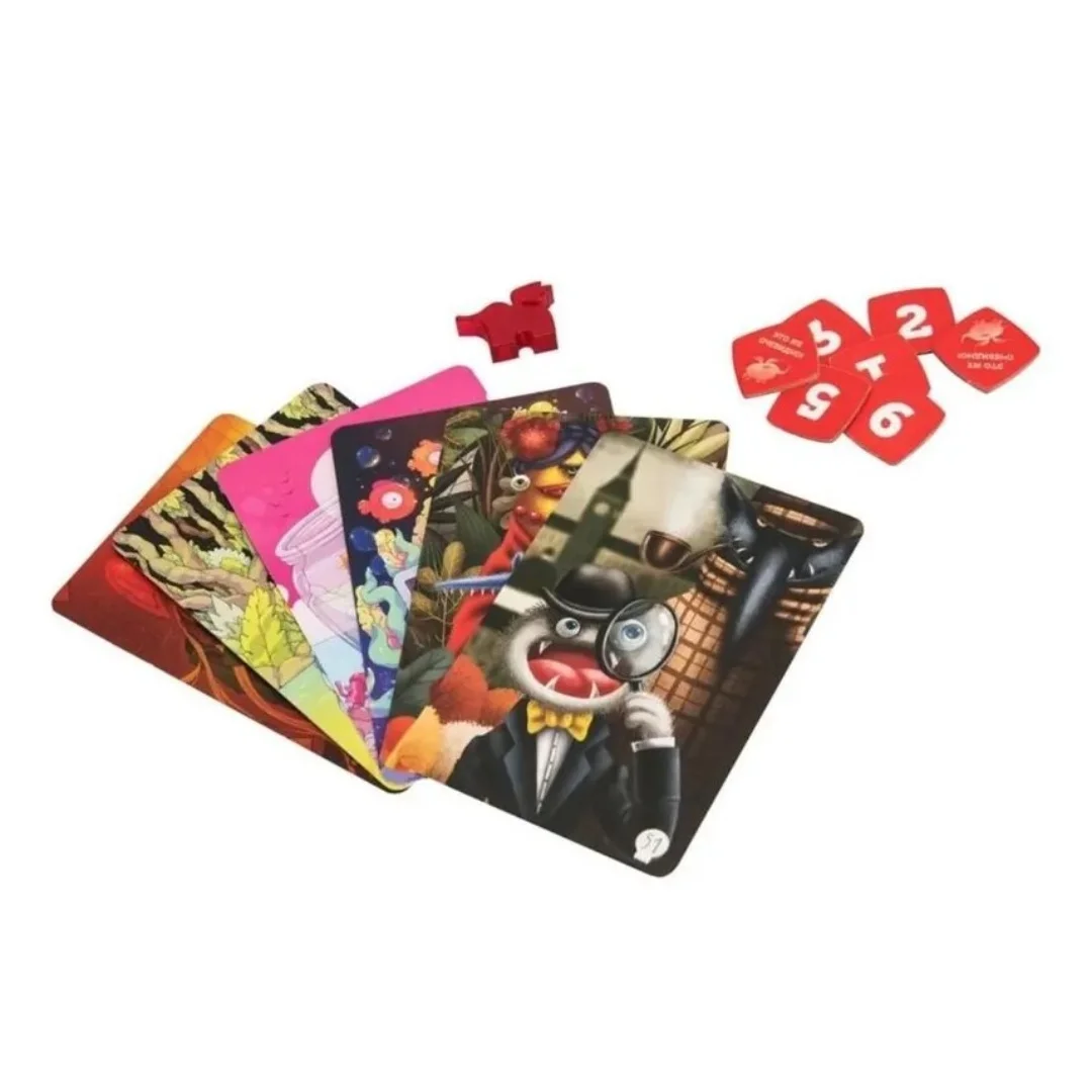 Board game for the association "imajinarium" horror stories, card game, holiday gift (a small shade of color) 4