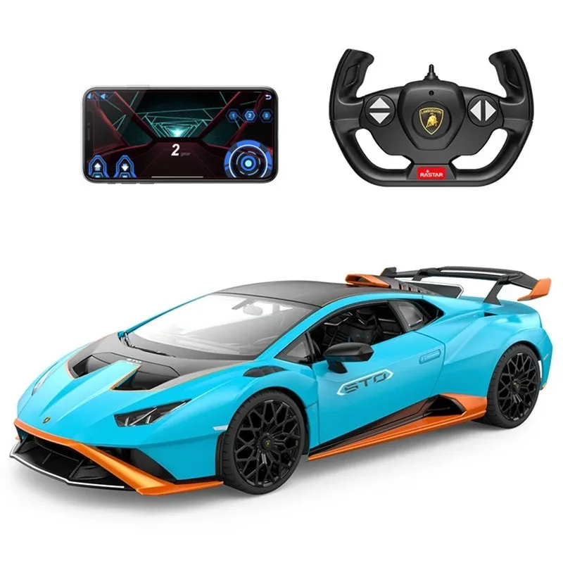 1:14 Lamborghini Rc Car Model Luxury Sports Racing App + 2.4G Rc Control Electric Remote Control Car Giocattolo Per Bambini Regali Per Adulti
