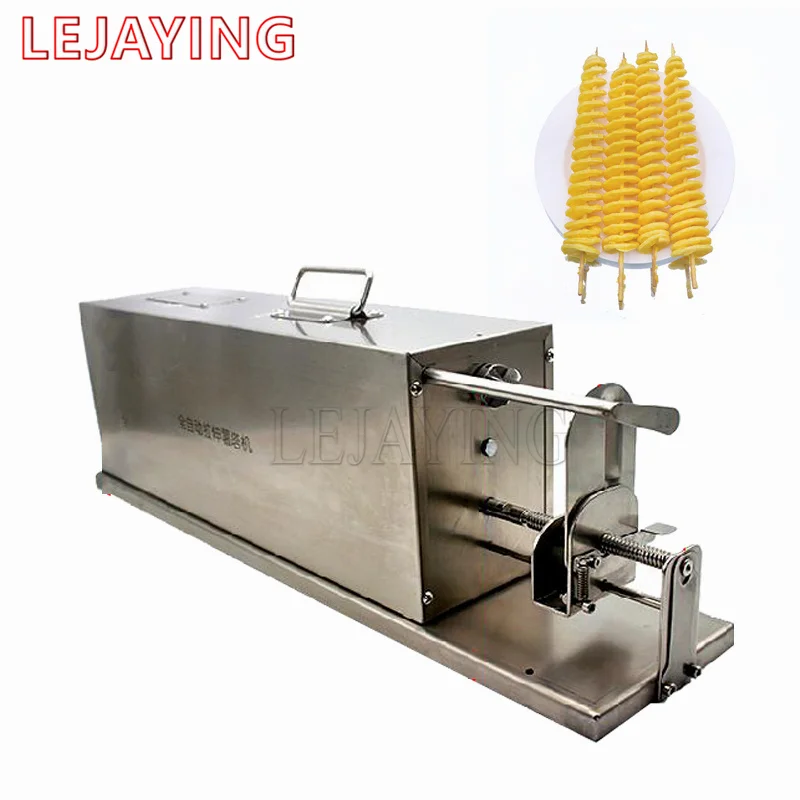 Automatic Stretch Tornado Potato Slicer 110V 220V Electric Machine Potato Spiral Cutting Machine Chips