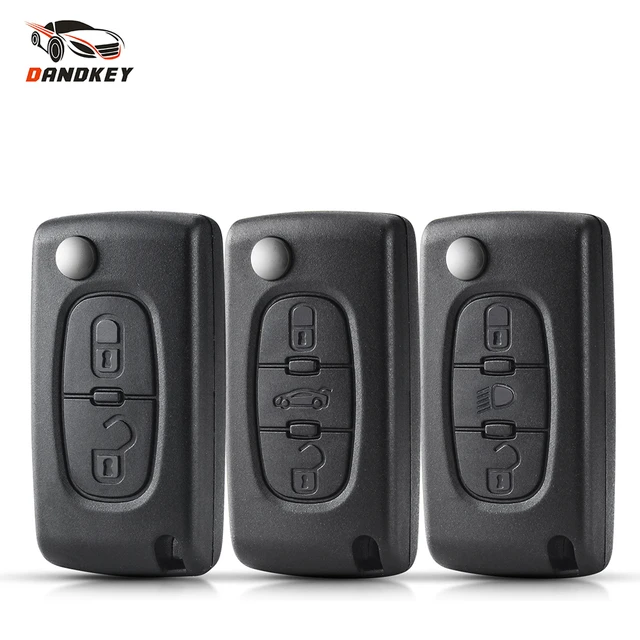 Dandkey-Coque de clé de voiture à distance, pour cristaux C2 C3 C4 C5  Berlingo Xsara Picasso, pour KIT 306 407 807 CE0523 CE0536 2/3/4BNT -  AliExpress