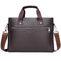 Men Genuine Leather Handbags Casual Leather Laptop Bags Male Business Travel Messenger Bags Men’s Crossbody Shoulder Bag 1