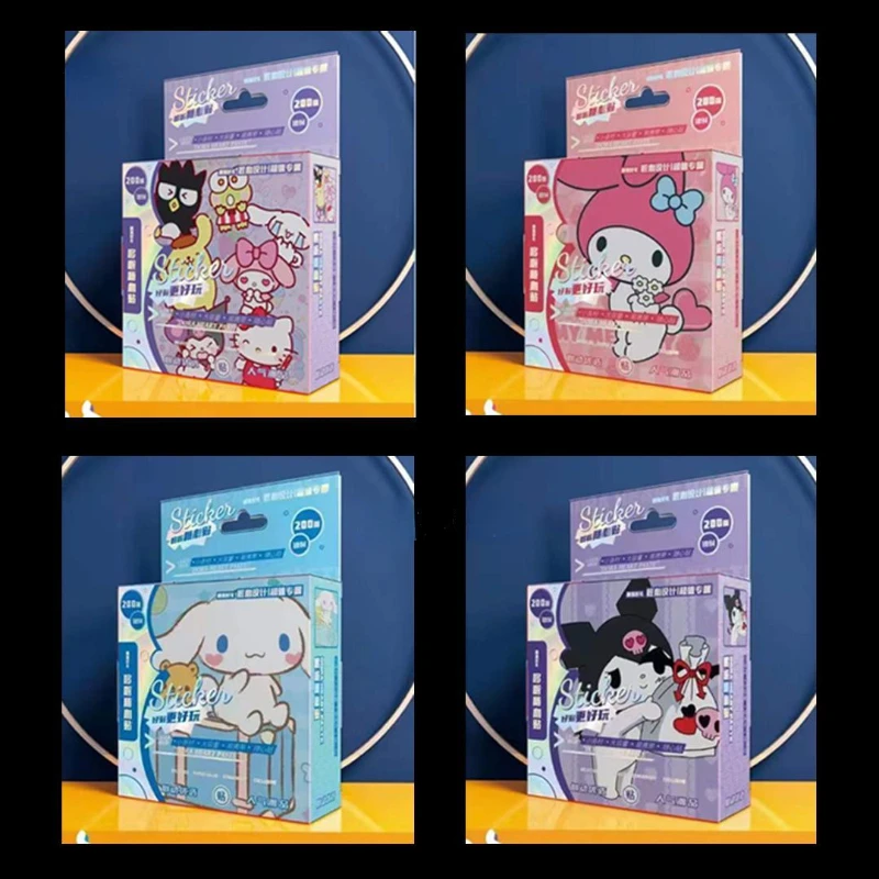 

Sanliou Cartoon Tape Sticker Yuguigou Waterproof Sticker Kuromi Melody's Hand Curl Roll Sticker Hand Curl Gift Decorative Toy