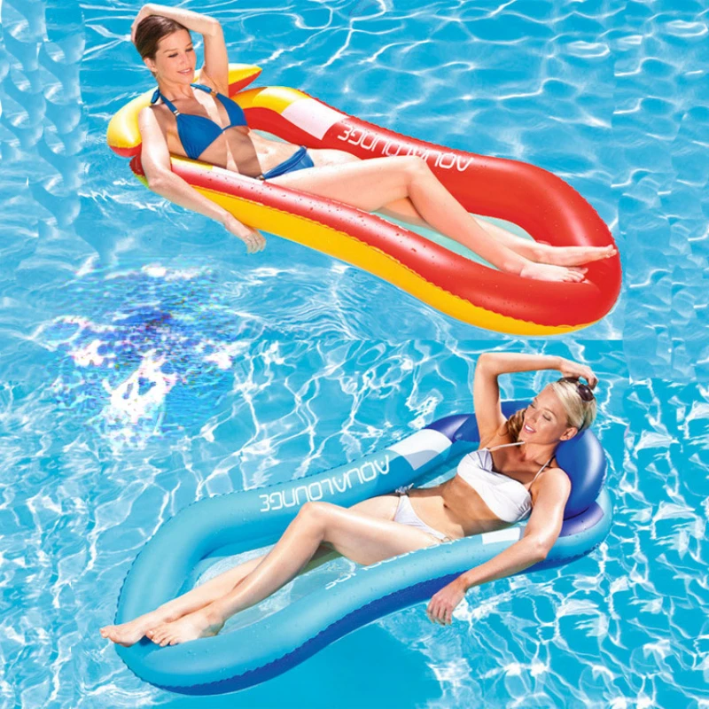 Inflatable Floating Bed Water Backrest 
