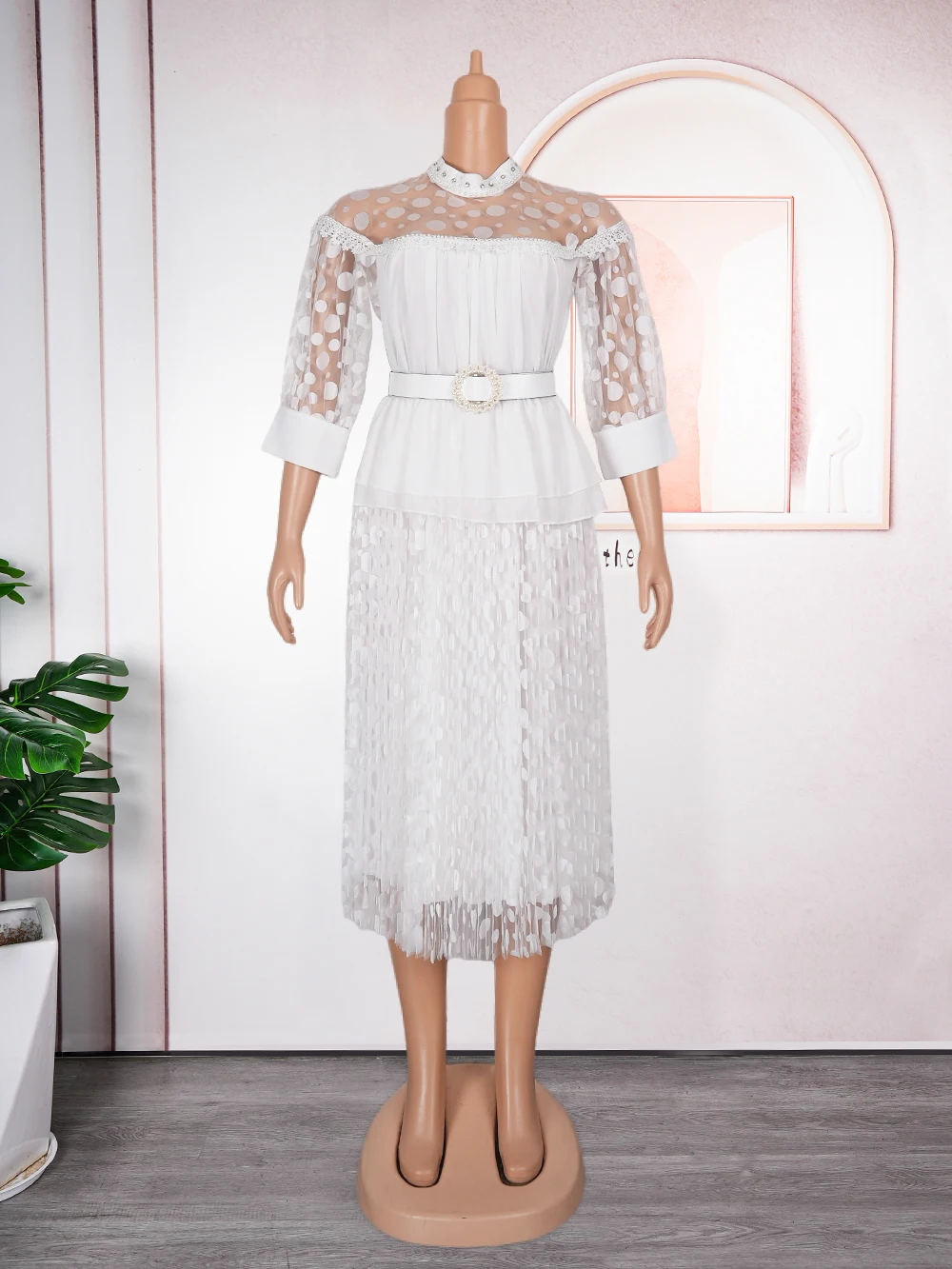 Wedding Party Long Dresses For Women African Embroidery Lace Robe Elegant Dubai Turkey Muslim Evening Gown Africa Clothing 5