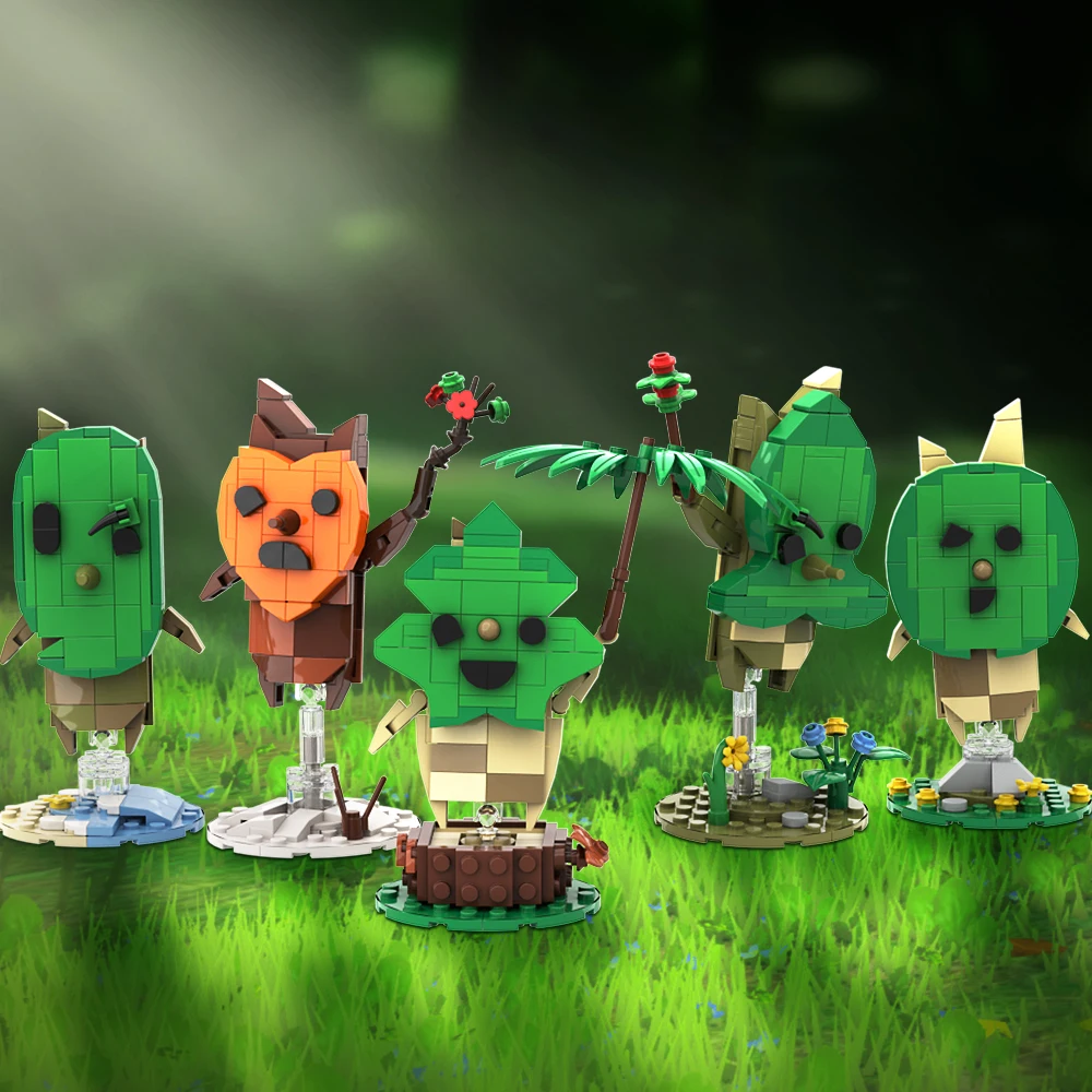 

Zeldaed Korok Yahaha Building Blocks Moc Game Role Model Decoration for Game Scen DIY Toys Bricks Sets Adult Gift Kids