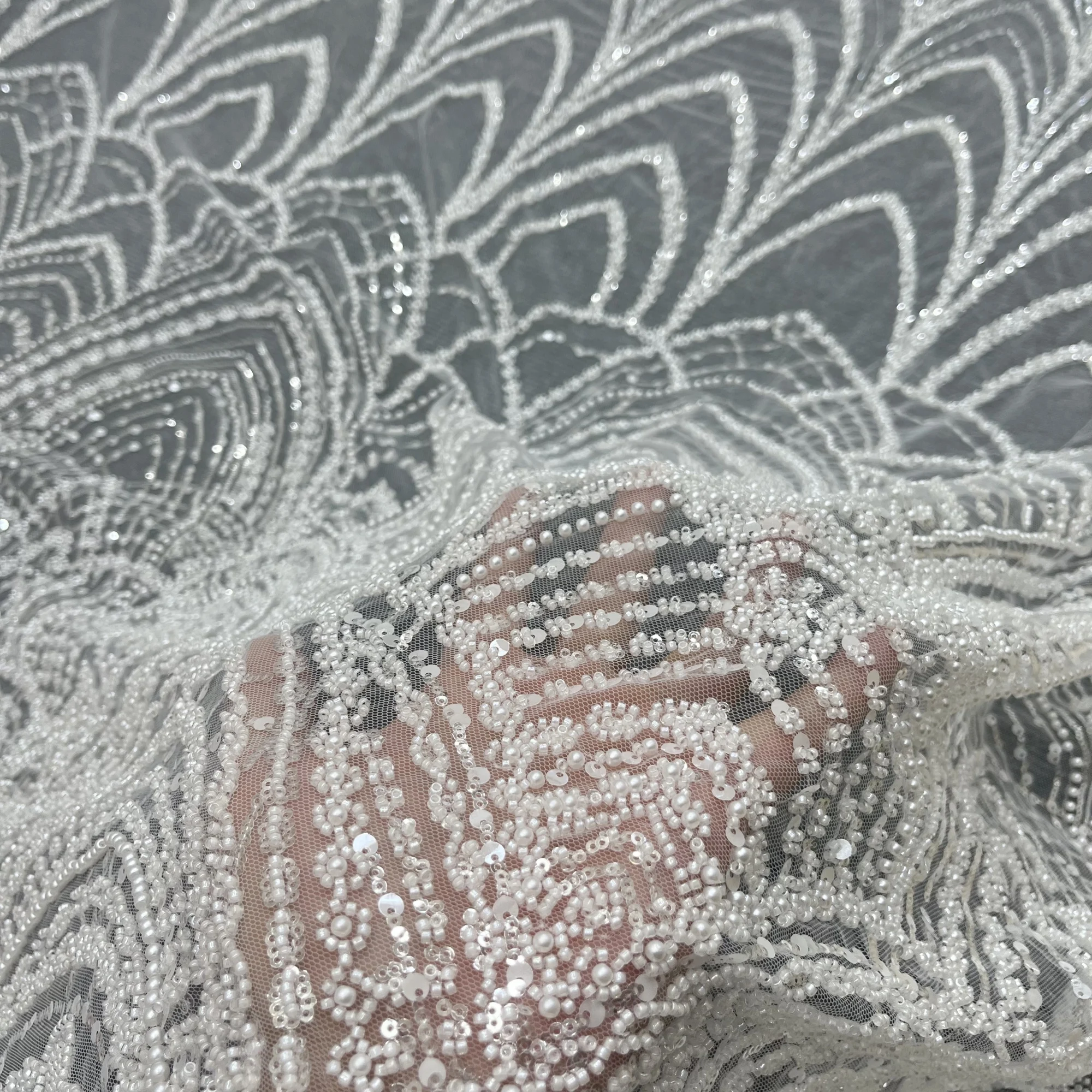 Luxury High Quality Pearl Embroidery Suitable For Private Customized  Wedding Dresses, Bridal Wear Lace Fabrics - AliExpress 200000297