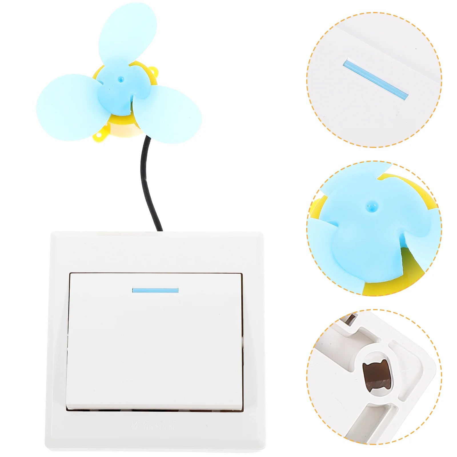 

Unfinished Busy Board DIY Fan Small Fan with Switch Toy DIY Part No