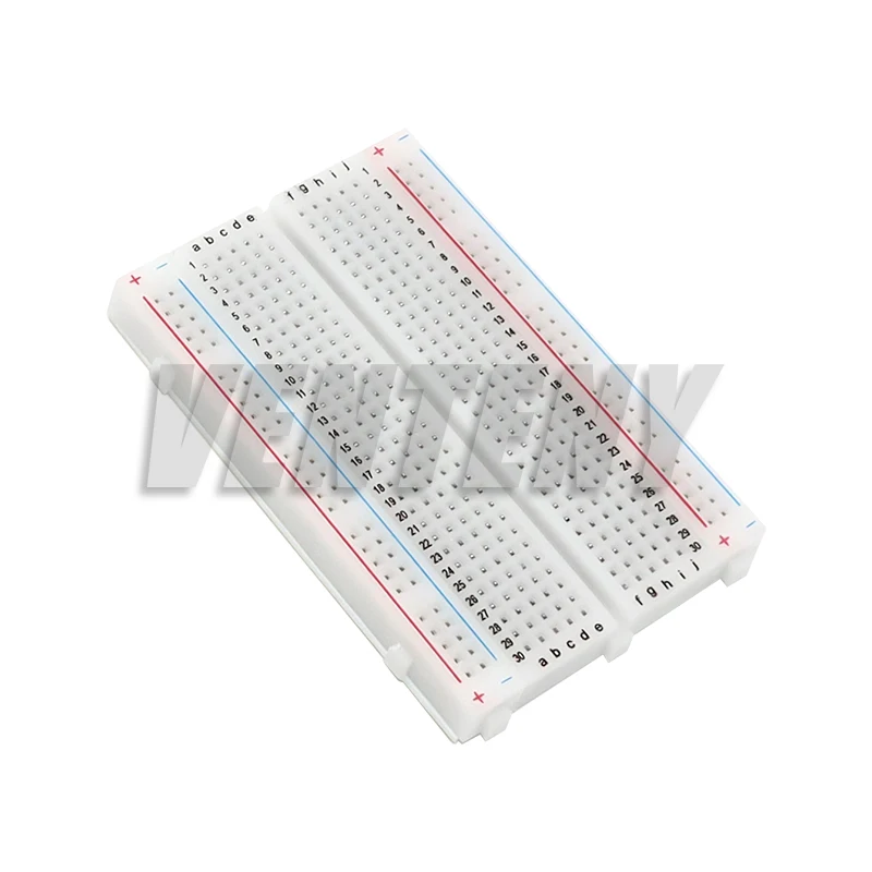 1-10pcs PCB Breadboard 400 Tie Points Solderless Mini Universal Test Protoboard DIY Bread Board for Bus Test Circuit Board
