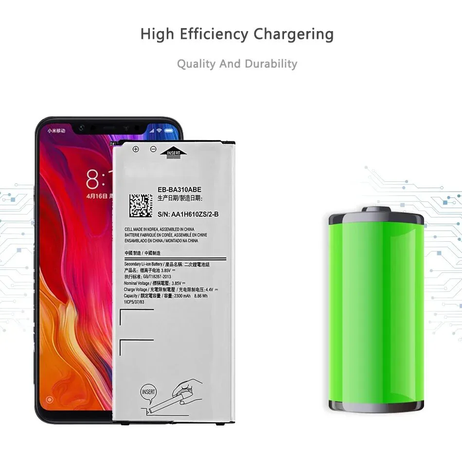

Новая батарея для Samsung GALAXY A3 2016 Edition A310 A5310A A310F мобильный телефон A310M A310Y, Высококачественная батарея