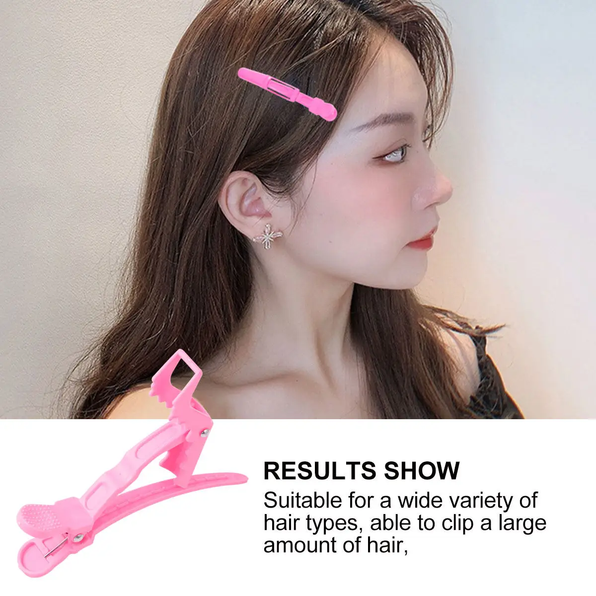 15Pcs 미용 클립 전문 헤어 펌 컬 가정용을 위한 가볍고 튼튼한 살롱 스타일링 파티션 헤어 위치 지정 클립