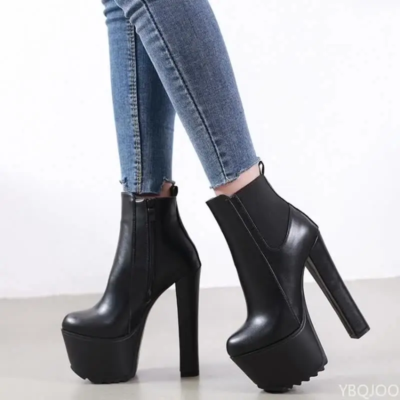 Heels Schuhe Damen Keilabsatz Stiefel Schuhe Mit Keilabsatz Für