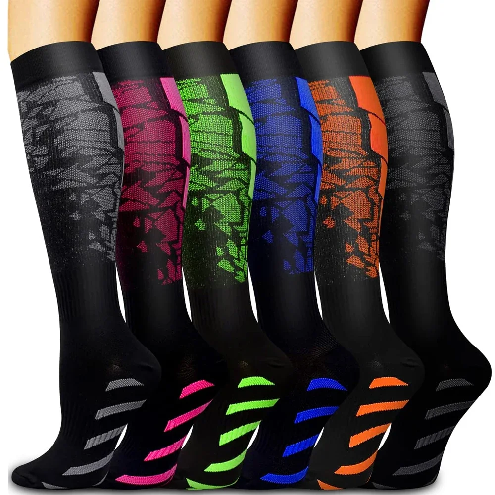 High-Performance Compression Sports Socks - Unisex Activewear for Enhanced Circulation and Endurance