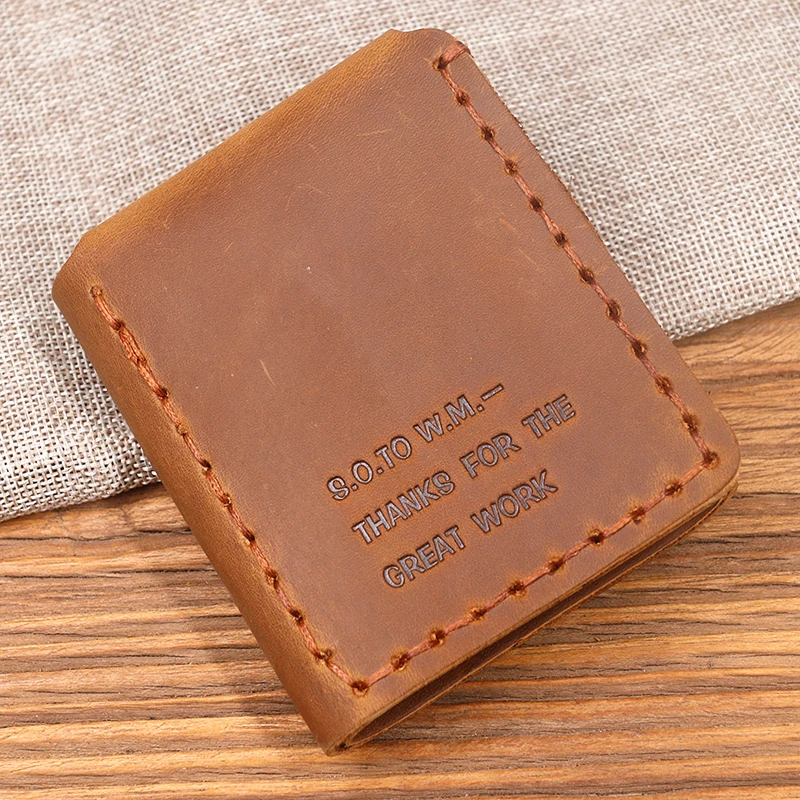 Portefeuille En Cuir Véritable Pour Homme - Noir | Style Pliant Avec Poche Secrète | Leatherboss