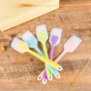 7Pc Silicone Spatula Cream Butter Cooking Baking Spatula Heat-resistant Silicone Spatula Transparent Kitchen Baking Tools 4