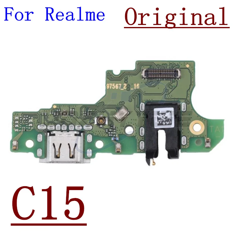 Connecteur Port De Charge Realme C21Y C25Y - Carte PCB Avec Microphone, Neuf