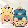 Sleeveless Bibs For Children Baby Kids Toddler Waterproof Long Sleeve Art Smock Feeding Bib Apron Fit 0-6 Years Dropshipping 1