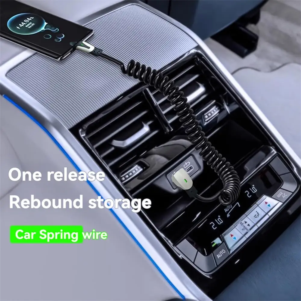 PD 60W For Tesla CarPlay USB C to Type C Super Fast Charging