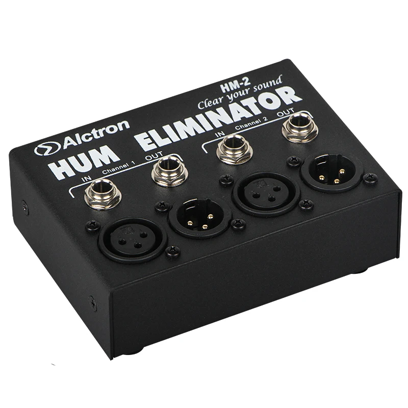 Alctron HM-2 hum eliminator to reduce the noise for professional recording studio,living stage,concert such occasions