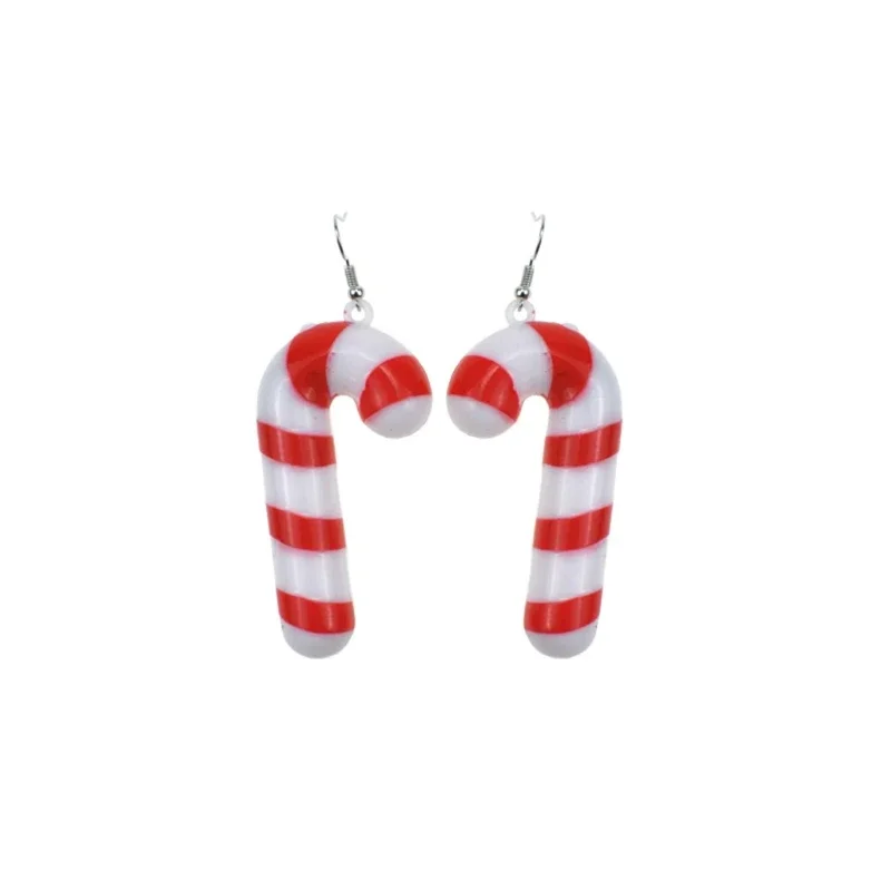 ANGELADY Glow in the Dark Dangle Earrings Christmas Tree Pendant Jewelry Party Novelty LED Light Up Flashing Earrings 6