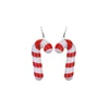 ANGELADY Glow in the Dark Dangle Earrings Christmas Tree Pendant Jewelry Party Novelty LED Light Up Flashing Earrings 6