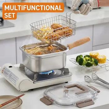 Stainless Steel Deep Fryer Pot 1