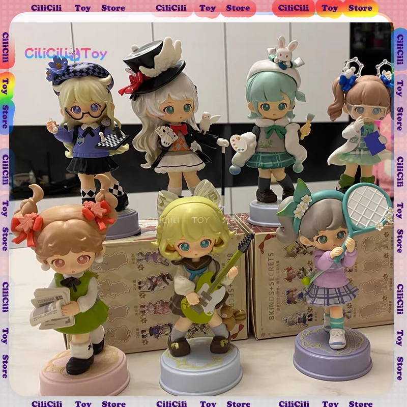 재고 Simontoys 십대 클럽 미스터리 박스, Jk 카와이 애니메이션 피규어, PVC 모델 룸 장식품, 소녀 선물