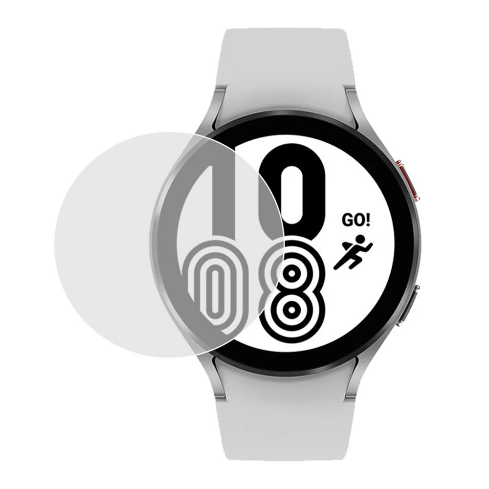 

Прозрачная закаленная пленка для часов 4, защита от отпечатков пальцев, прочная пленка для умных часов 40 мм