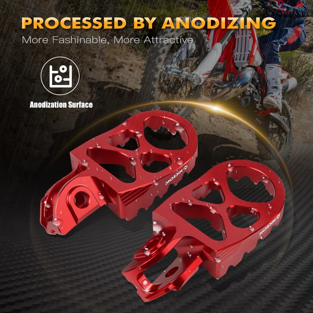 NICECNC Motorrad-Fußrasten-Set für Beta RR 300 2025 2024 RR 250 200 RR 520 480 450 430 400 390 350 2000-2025 – Detail 4