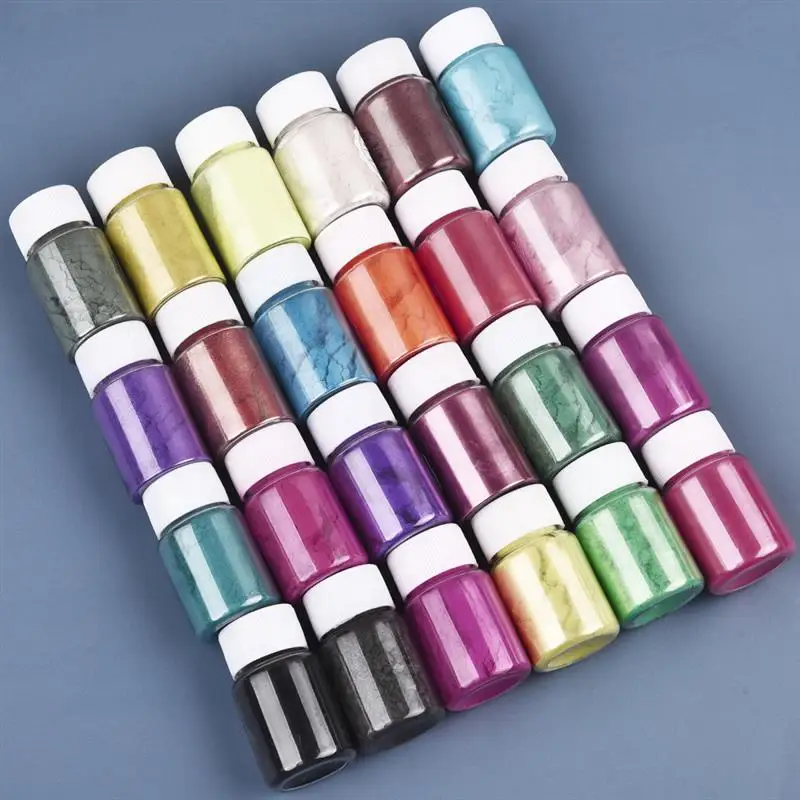 20ml Harz pigment füller Perl glanz pulver Farbstoff DIY UV Epoxidharz Schmuck Herstellung Handwerk Werkzeuge Nail Art Dekoration – Detail 2