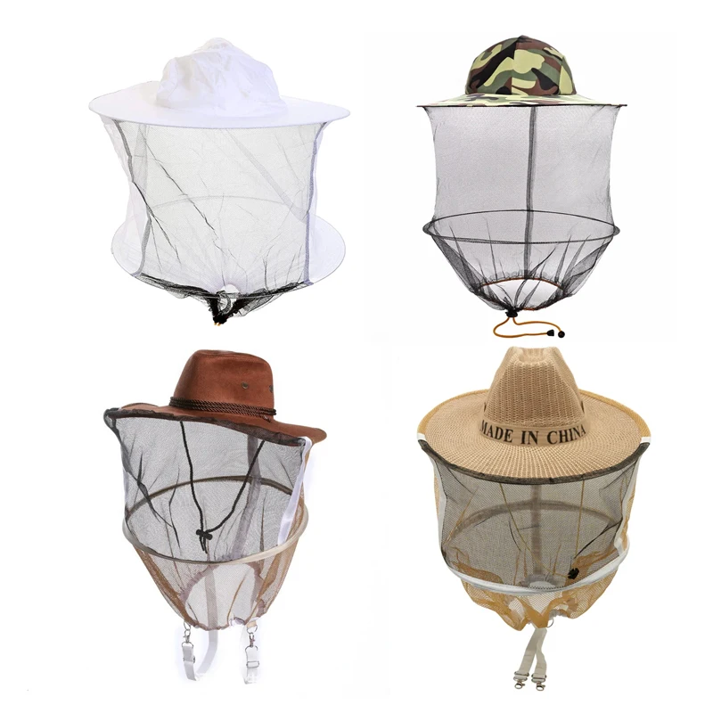 BeeKeeping Professional Beekeeper Hat With Brim Face Thickening Sunscreen Half-Length Special Protection Beekeeper 1PC beekeeping tools beekeeping accessories